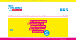 Desktop Screenshot of fdp-frankfurt.de